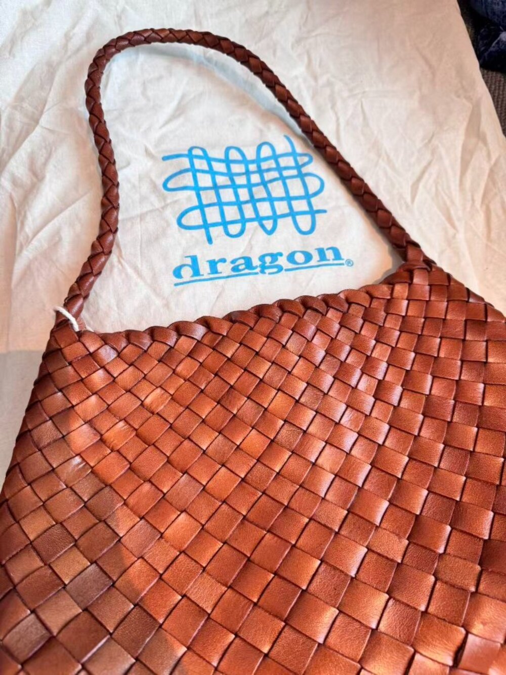 Dragon Diffusion Rosanna Woven Leather Bag - Picture 3 of 10